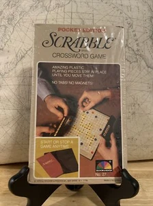 NEW SEALED 1978 Scrabble Crossword Game Pocket Edition No. 27 Complete VINTAGE - Picture 1 of 6