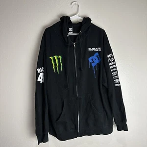 Subaru Rally Team Ken Block USA DC Jacket Hoodie Mens Size XL Y2K - Picture 1 of 10