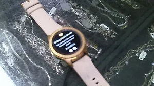 Samsung Galaxy Watch 8649 Pink Gold Bluetooth GPS Smartwatch works - Picture 1 of 5