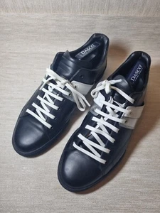 Dior Homme Low Leather Trainers Mens Size UK 9 Black - Picture 1 of 12