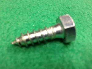 178 TORNILLOS RETARDANTES 5/16 x 1" CABEZA HEXAGONAL ZINC MADERA MARCO TORNILLOS CARPINTERÍA - Imagen 1 de 1