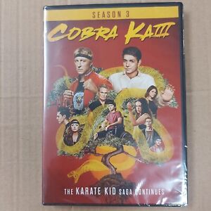 Cobra Kai - Season 3 (DVD, 2021) Karate Kid Saga SEALED