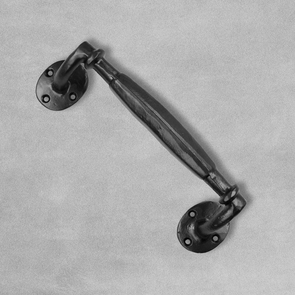 Heavy Duty Contemporary Black 259mm Metal Door Furniture Pull Handle (XH087) - Image 1 of 1