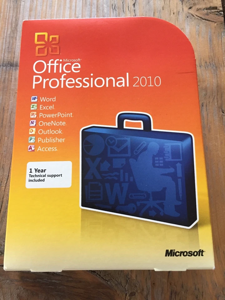 Microsoft Office Professional 2010 (Box) (1) - Vollversion fÃ¼r Windows 269-14670