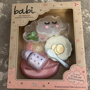 Babi Baby Puppen Fütterungsset 10 Teile NEU) - Bild 1 von 2