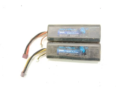 2x Team Associated Reedy Wolfpack 7.4v 2s 3300mah 30c LiPo Battery - Image 1 of 4