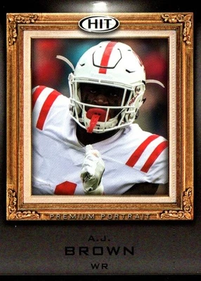 AJ Brown 2019 Hit Football RC Eagles  - Image 1 of 2