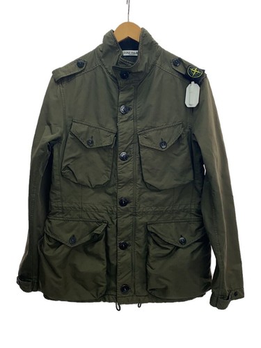 Giacca militare Stone Island poliestere kaki taglia M tinta unita 49154749 #EG ADA