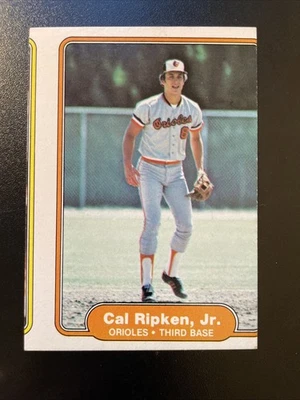 1982 Fleer #176 CAL RIPKEN JR. RC Rookie Card MISCUT ERROR - Image 1 of 2