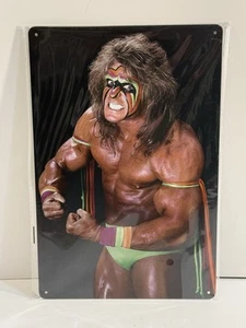 ultimate warrior Metal Poster tin Sign World Champion Wwe Wwf Wrestling Decor - Picture 1 of 1