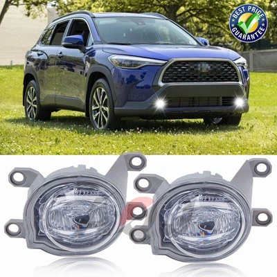 LED Bumper Fog Lights For Toyota Corolla Cross 2022 2023 Right+Left Side - Image 1 of 4