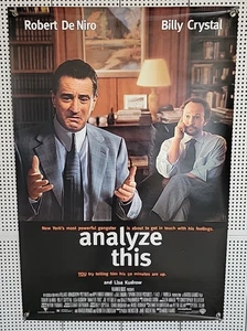 Analyze This 1999 Original Movie Poster 27x40 Rolled Double Sided - Picture 1 of 5