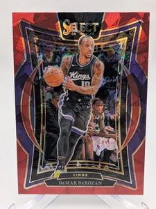 💥 2024-25 Panini Select - Concourse DeMar DeRozan #33 Red Cracked Ice Prizm - Bild 1 von 2