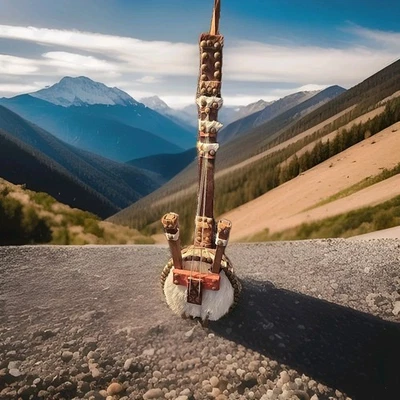 Vintage Indigenous West African Musical Instrument Calabash Kora Handmade - Image 1 of 4