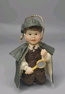 1994 Ashton Drake Hippensteel Heirloom Ornament LITTLE SHERLOCK 96910 ADG Boy - Picture 1 of 5