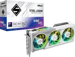 ASRock Intel Arc B580 Steel Legend Gaming OC Grafikkarte 12GB GDDR6 weiß OVP - Bild 1 von 9
