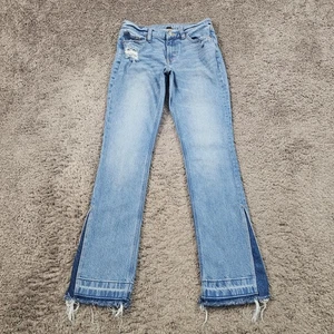 American Eagle Jeans Womens 2 R Boot Cut Skinny Kick Low Rise Stretch 90s 26x31 - Picture 1 of 14