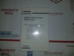 NEW TOSHIBA Sattelite A130/A135 Series Resource Guide /Recovery / MS Vista NICE! - Picture 1 of 2