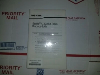 NEW TOSHIBA Sattelite A130/A135 Series Resource Guide /Recovery / MS Vista NICE! - Image 1 of 2
