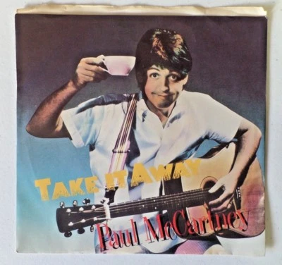 Paul McCartney I'LL GIVE YOU A RING / TAKE IT AWAY 45RPM Vinyl Record 7" 1982 - Image 1 of 4