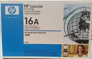 GENUINE NEW HP 16A (Q7516A) Black Toner Cartridge-SHIP SAME DAY / NEXT BIZ DAY - Picture 1 of 6