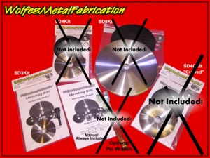 SD3Kit, 3" Shrinking Disc Kit, sandblasting damage repair grinder shrinker tool - Bild 1 von 10