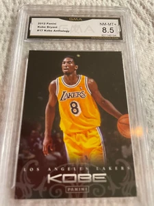 KOBE BRYANT LAKERS 2012 PANINI KOBE ANTHOLOGY # 17 GRADED 8.5 L@@@K - Picture 1 of 2