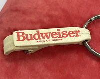 Budweiser Brewing Flat Red Card King of Beers Beer Ad Promo Bottle Opener New 