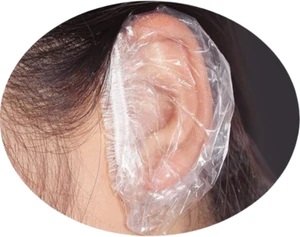 100PCS Disposable Ear Covers For Shower Waterproof Ear Caps For Men And Women US - Picture 1 of 4