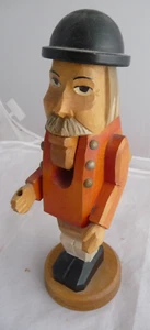 Alter NUSSKNACKER - Handgeschnitzte Volkskunst Erzgebirge RHÖNKUNST ca. 29 cm - Bild 1 von 7