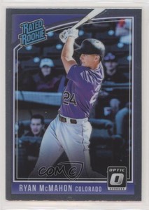 2018 Panini Donruss Optic Rated Variation Ryan McMahon (Purple Jersey) Rookie RC