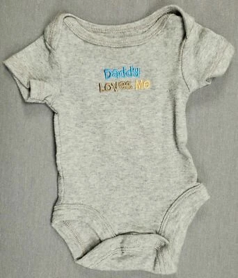 Baby Boy Babies R Us Newborn Daddy Loves Me Bodysuit - Image 1 of 2