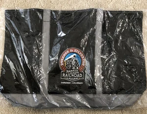 Durango & Silverton Narrow Gauge Railroad Museum Canvas Tote Bag 14X 22” NEW  - Picture 1 of 3