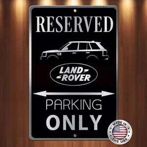 RANGE ROVER SPORT on Brushed etched Aluminum Parking only Sign 8" x 12" LOOK! - Picture 1 of 5