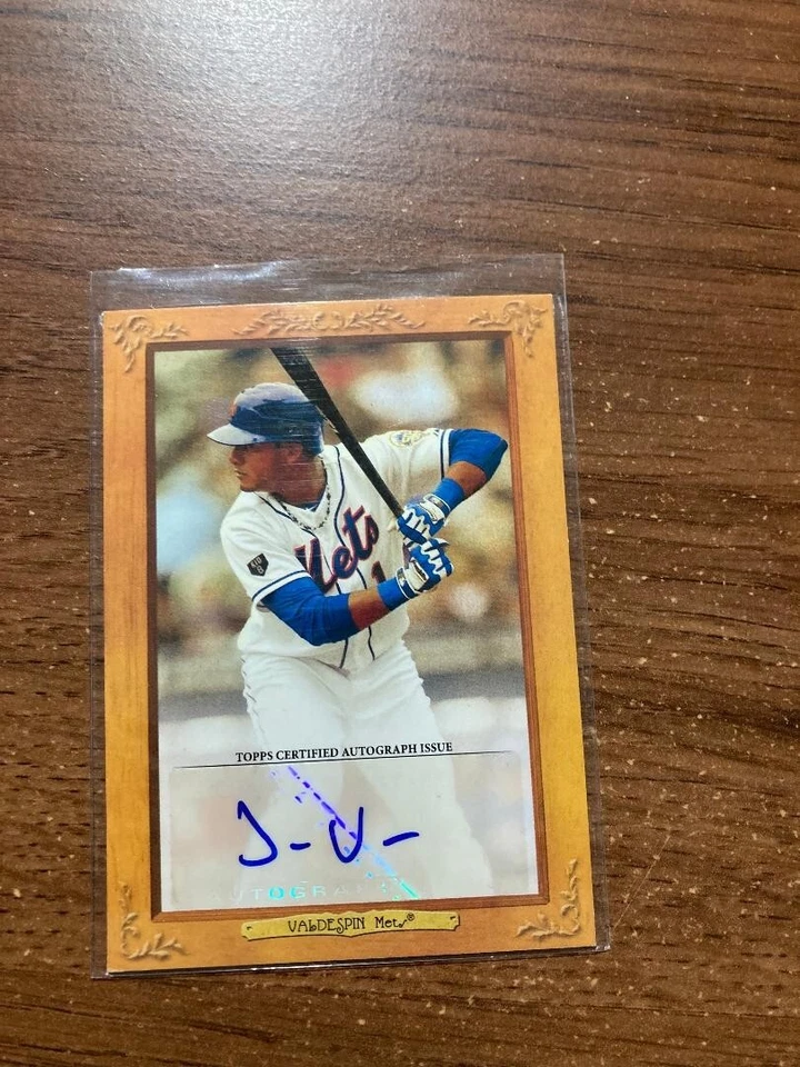 2013 Topps Turkey Red Autographs #JV Jordany Valdespin (18/20) Mets - Image 1 of 1