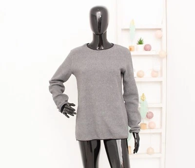 Valentino Sport Fleece Sweatshirt Jumper Grey Sweater 90s Vintage Women's L/46 - Image 1 of 4
