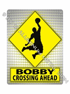 BOBBY find your name METALLSCHILD NBA Basketball SPORT Zimmer Wanddeko Geschenk 786 - Bild 1 von 1