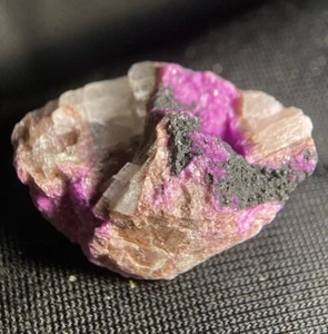BOLAS DRUZY & HETEROGENEITA CALCITA COBALTO ROSA Cristal Mineral KAKANDA CONGO - Imagen 1 de 5