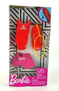 Barbie salvavidas paquete de moda y accesorio flotante de rescate Mattel 2018 nuevo FXH97 - Imagen 1 de 2
