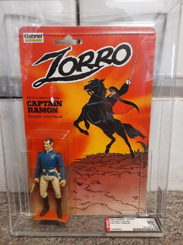Captain Ramon afa 80 MOC action figure 1982 Zorro Gabriel Y-NM Sealed on card Cover