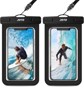 JOTO 2 Pack Waterproof Phone Pouch for snorkelling, IPX8 Underwater Case Sleeve - Picture 1 of 1