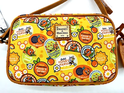 Disney Parks Dooney & Bourke Epcot Flower and Garden Orange Bird Crossbody NWT - Image 1 of 4