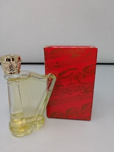 Vintage Avon Heavenly Music Glass Harp Charisma Cologne -Full Bottle - Picture 1 of 6