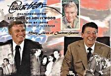 Charlton Heston "Many Faces" FDC 4x6 Maximum Card Limited Quanity