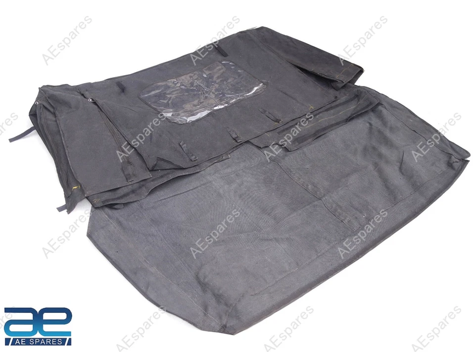 Summer Soft Top Black Canvas for Jeep Willys CJ3B 1953-1964 - Image 1 of 4