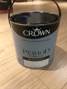 Crown Period Collection Flat Matt Emulsion Grey Lace 2.5 litre - Picture 1 of 1