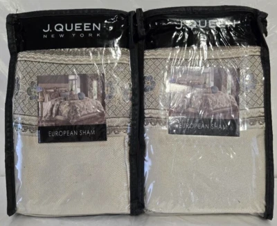 J. Queen New York Jordyn Olivia European Pillow 2-Shams 26" x 26" Multicolor - Image 1 of 2