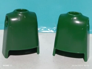 PLAYMOBIL X2 CUERPOS VERDES LISOS MEDIEVALES ROMANOS VIKINGOS GALOS BELEN TORSO - Imagen 1 de 1