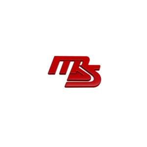 Red MazdaSpeed MS Letters Car Rear Trunk Lid Emblem Sticker for Mazda 3 6 CX RX - Picture 1 of 3