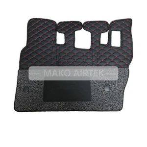 BLACK Cab Floor Rubber Mat Carpet Fit KOBELCO SK -8 Series SK75/140/210/350-8 - Picture 1 of 1